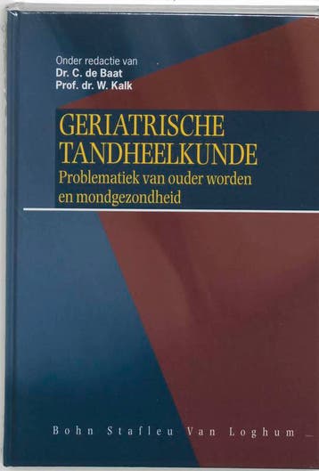 Geriatrische tandheelkunde 9789031322015, Verzenden, Zo goed als nieuw