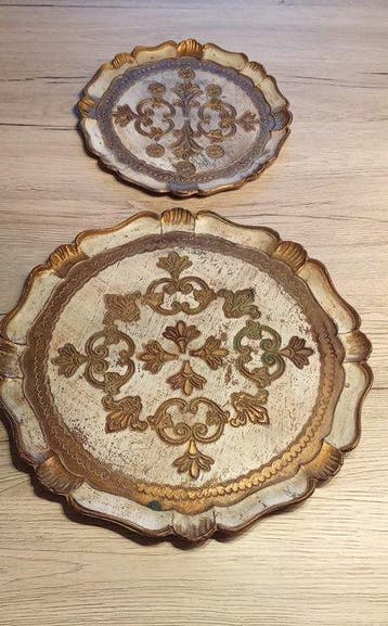 Decoratief dienblad (8) - Italië - Florentijnse Barok-tablet