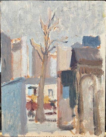 Jean Dreyfus-Stern (1890-1972) - Paysage quasi abstrait -