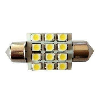 36mm 12 LED SMD auto interieur dome lamp, Verzenden