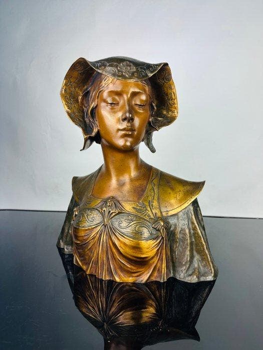 Luppens - Henri Jacobs - Buste, Margareta - “ Faust “ - 49, Antiquités & Art, Art | Objets design