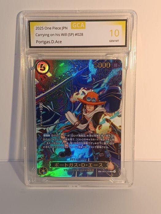 One Piece - 1 Card - One Piece - Portgas D. Ace, Hobby en Vrije tijd, Verzamelkaartspellen | Overige