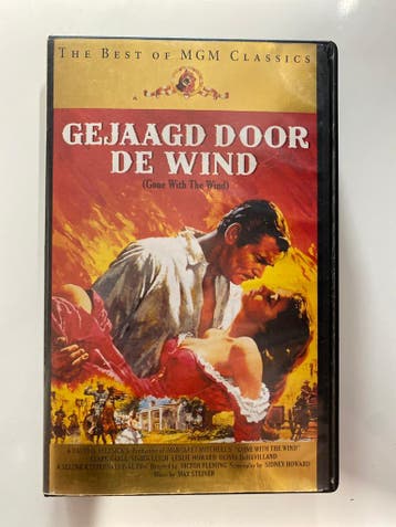 GONE WITH THE WIND (VHS), Cd's en Dvd's, Gebruikt