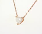 Halsketting - 14 karaat Roségoud - 1.65ct. tw. Diamant, Nieuw