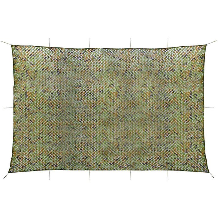 vidaXL Camouflagenet met opbergtas 6x8 m, Sports & Fitness, Accessoires de sport de tir, Envoi