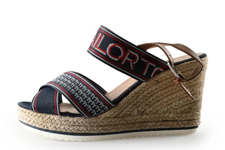 Tommy Hilfiger Sleehakken in maat 40 Blauw, Kleding | Dames, Schoenen, Blauw, Zo goed als nieuw, Schoenen met hoge hakken, Verzenden