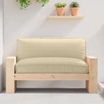vidaXL Kussen Beige 120 x 80 x 12 cm Oxford Stof, Huis en Inrichting, Woonaccessoires | Kussens, Verzenden, Nieuw