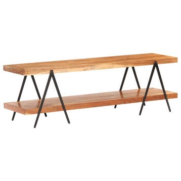 vidaXL Tv-meubel 160x40x50 cm massief acaciahout, Verzenden