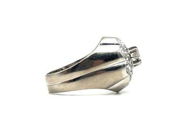 Ring - 18 karaat Witgoud - 0.65ct. tw. Diamant (Natuurlijk), Nieuw