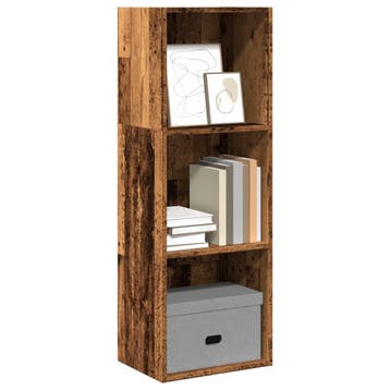 vidaXL Boekenkast 40x30x114 cm bewerkt hout oud houtkleurig, Verzenden