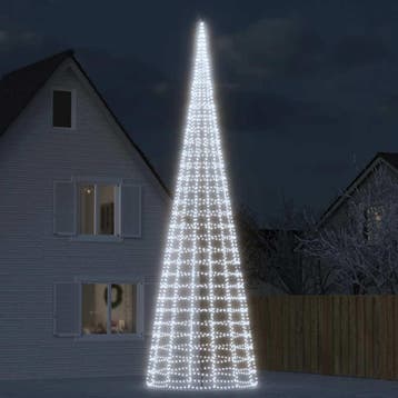 vidaXL LED-kerstboom 3000 LEDs koud wit 800 cm, Verzenden
