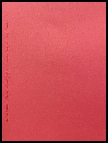 Massimo Vignelli - Pirelli - Années 1980, Antiquités & Art