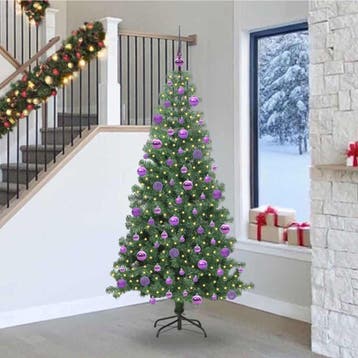 vidaXL Kerstboom Groen 240 cm PVC, Diversen, Verzenden, Nieuw