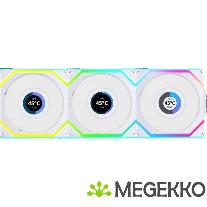 Lian Li UNI FAN SL Wireless LCD Reverse Blade 120mm 3-Pack, Informatique & Logiciels, Refroidisseurs d'ordinateur, Envoi