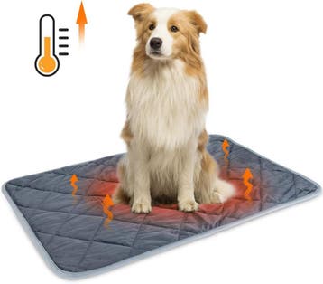 Vetbed Hond – Hondenmat - Warmtedeken Hond - 88x58 cm – Donk, Verzenden, Nieuw