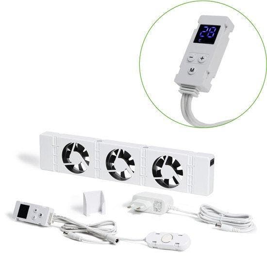 2dekans | SpeedComfort Radiator Ventilator met Control, Bricolage & Construction, Chauffage & Radiateurs, Enlèvement ou Envoi