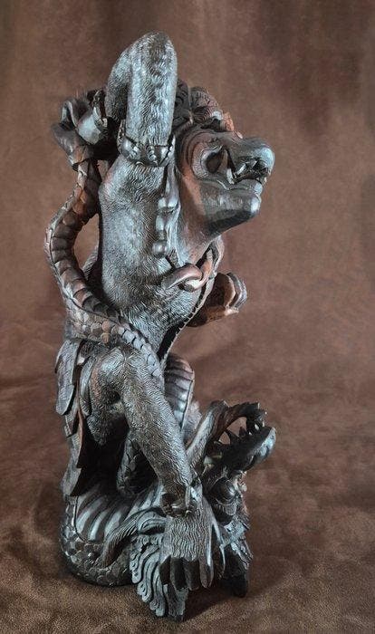 Bali Hanuman ebbenhout - Indonesië (Zonder minimumprijs), Antiquités & Art, Art | Art non-occidental