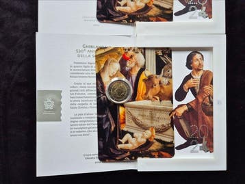 Saint-Marin. 2 Euro 2024 Ghirlandaio (2 stuks) (Sans prix