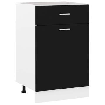 vidaXL Onderkast met lade Lyon 50x46x81,5 cm bewerkt hout, Verzenden