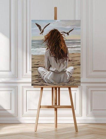 Yuri Denissov (1962) - Girl on the beach. Large