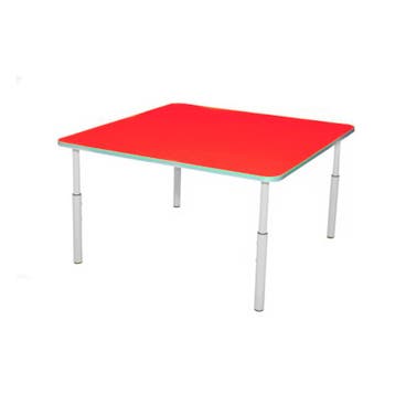 Kleutertafel | Verstelbaar | Vierkant | Rood | Voor, Verzenden, Nieuw in verpakking