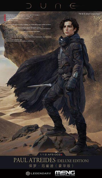 MENG-Model AFS-002s Dune Paul Atreides (Deluxe Edition), Hobby & Loisirs créatifs, Modélisme | Autre, Verzenden