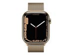Apple Watch Series 7 - 45mm Cellular Roestvrij Staal - GPS, Verzenden, Zo goed als nieuw, Apple