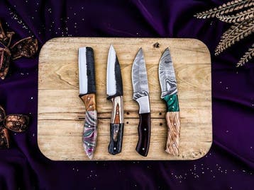 North America Black Smith Collectible Knife Handmade Skinner