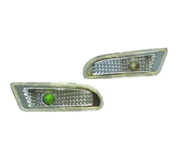 CLIGNOTANTS AVANT POUR MERCEDES SLK 96-00 TRANSPARENT CHROMÉ, Verzenden