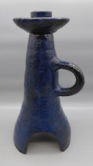 Kandelaar H. 48 cm - Keramiek - Grote kandelaar keramiek