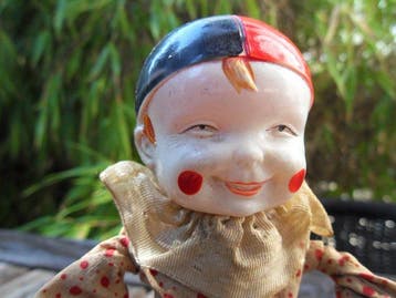 Japan - Clown au saut périlleux mécanique - Jouet à