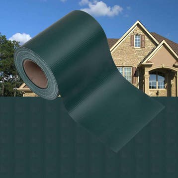 vidaXL Privacystrip 35x0,19 m PVC matgroen, Tuin en Terras, Verzenden, Nieuw