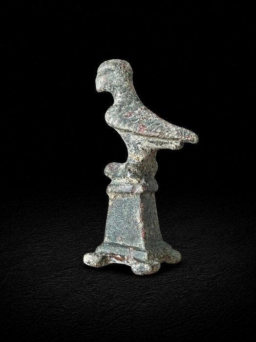 Oud-Romeins, Keizerrijk Gepatineerd brons Figuur - 5.6 cm, Antiek en Kunst, Antiek | Overige Antiek