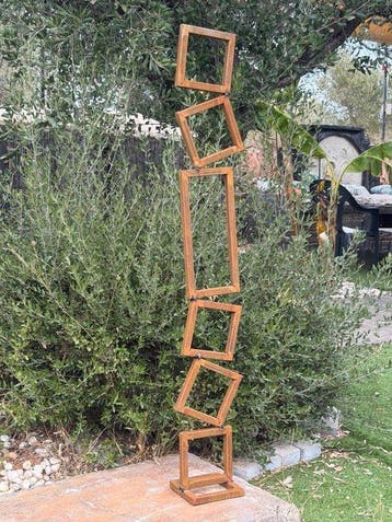 Ana Lucia B.M - Sculpture Corten - XXL - NO Reserve