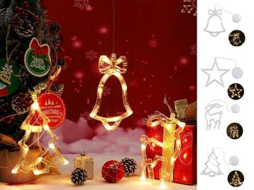 Veiling - Kerstverlichting voor aan het raam - set van 4, Diversen, Nieuw