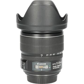 Tweedehands Canon EF-S 15-85mm f/3.5-5.6 IS USM CM7916, Audio, Tv en Foto, Ophalen of Verzenden, Gebruikt, Overige typen, Zoom