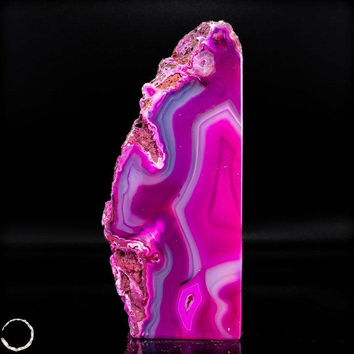 Spectaculaire vrijvormige agaat – intens felgekleurde agat, Verzamelen, Mineralen en Fossielen