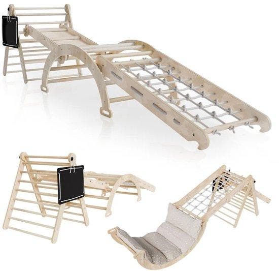 2dekans | Klimdriehoek Movario - Incl. Kussen - 107x58cm -, Kinderen en Baby's, Kinderkamer | Complete kinderkamers, Ophalen of Verzenden