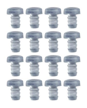Set van 50 PVC-pluggen, buffers, bumpers (rond, 6,5 mm, tra, Verzenden