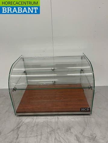 Glazen opzet vitrine 45 liter 55,4 cm Horeca, Ophalen of Verzenden