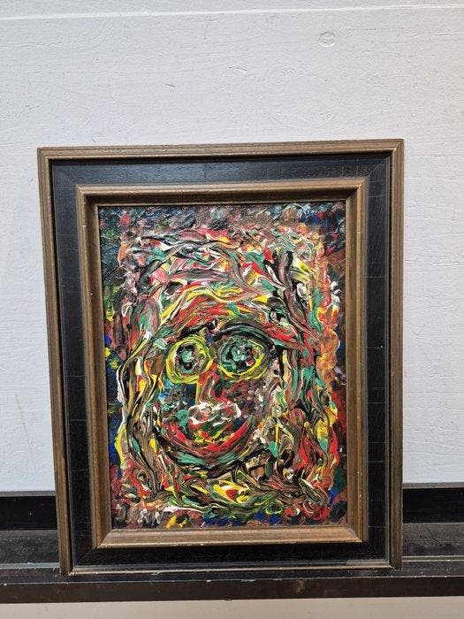 Dorn (XX) - Face and abstrct, Antiek en Kunst, Kunst | Schilderijen | Klassiek