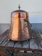 Radiateur - Cuivre, Laiton - Ancien seau en cuivre, Antiquités & Art