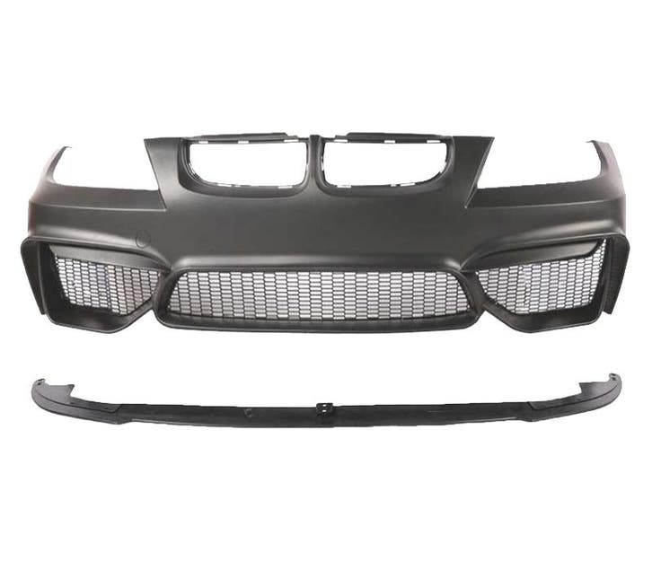 PARE CHOCS AVANT BMW E90 E91 05-08 LOOK M4 + SPOILER LIP, Autos : Pièces & Accessoires, Carrosserie & Tôlerie, Envoi