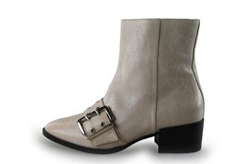 VIA VAI Enkellaarzen in maat 37 Beige, Kleding | Dames, Schoenen, Verzenden, Beige, Lage of Enkellaarzen, Zo goed als nieuw