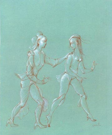 Leonor Fini (1907-1996) - Fruits de la passion - Lot de 2