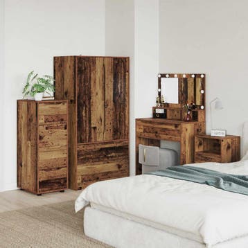 vidaXL Opbergkast 40 x 48 x 105 cm Bewerkt hout Oud Hout, Verzenden