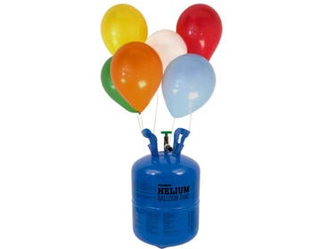 Helium Tank met 100 Ballonnen en Lint, Verzenden, Nieuw