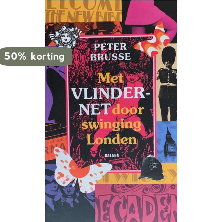 Met vlindernet door swinging Londen 9789050186636 P. Brusse, Livres, Romans, Envoi