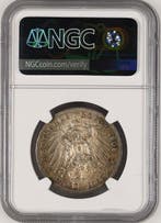 Duitsland, Pruisen Wilhelm II. 3 Mark 1908 - NGC MS63