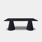 Tafel Boomstam Eikenhout  Set Kegelpoot  300x100, Nieuw